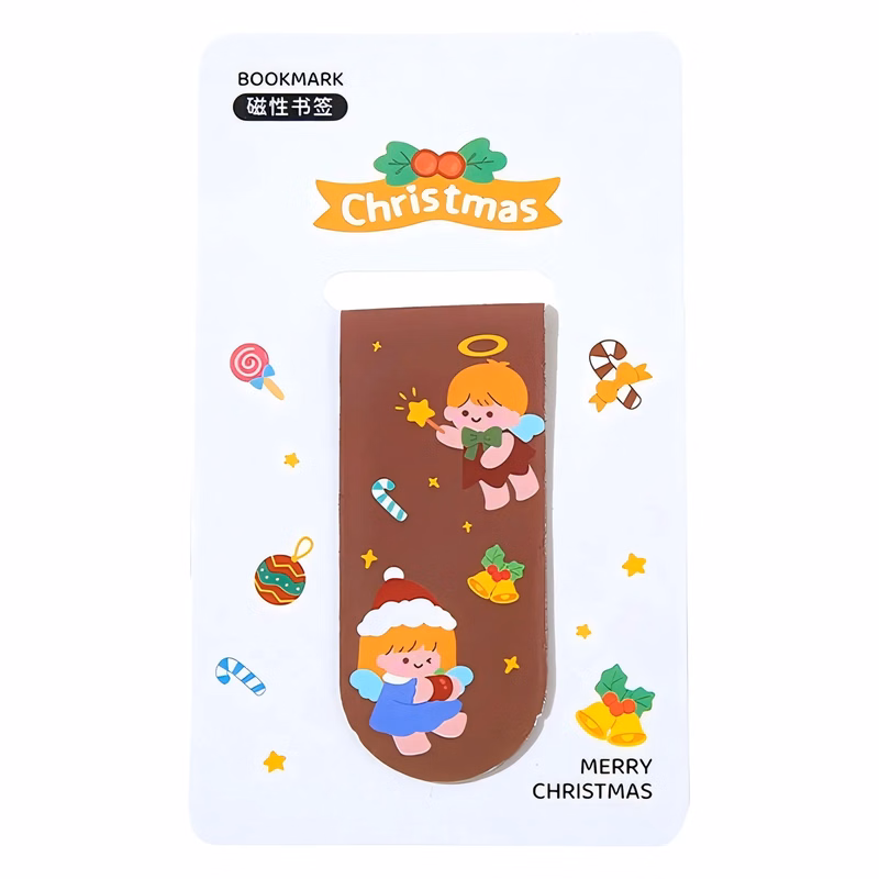Christmas Theme Magnetic Bookmark