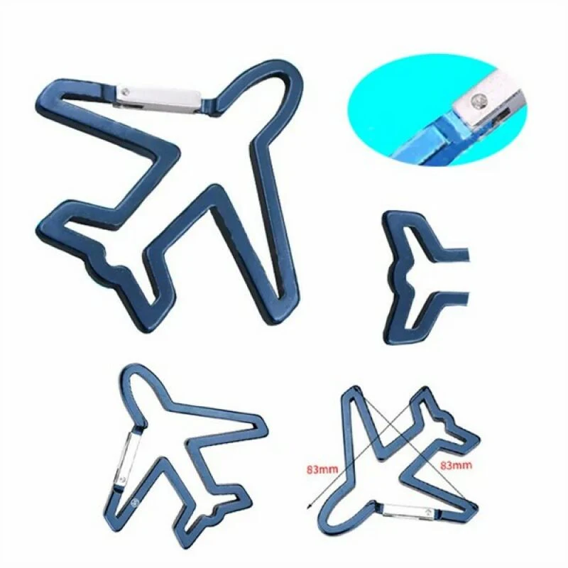 Aluminum Airplane Shaped Carabiners 1