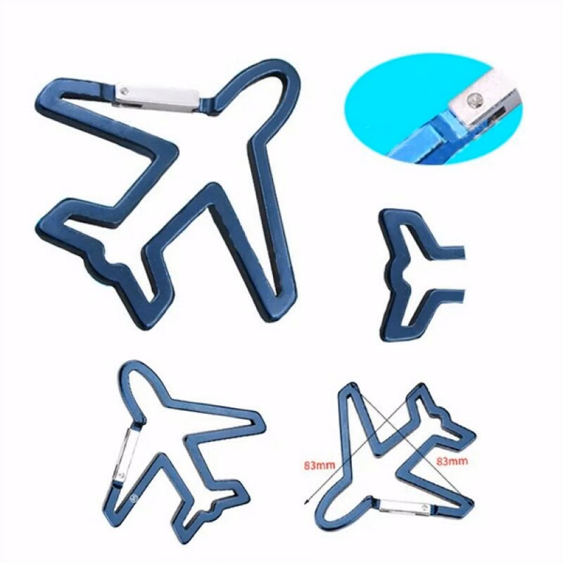 Aluminum Airplane Shaped Carabiners