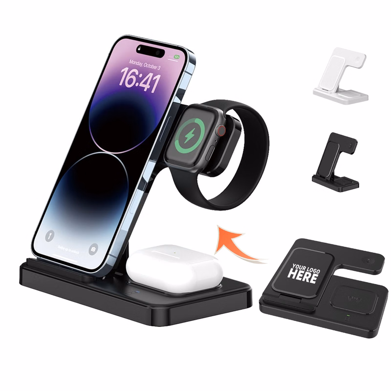 3 In 1 Wireless Charging Station Multiple Device