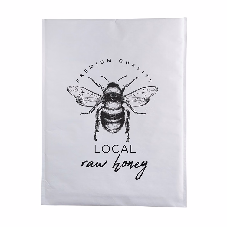One Color White Paper Bubble Mailer (14.25" x 18.75")