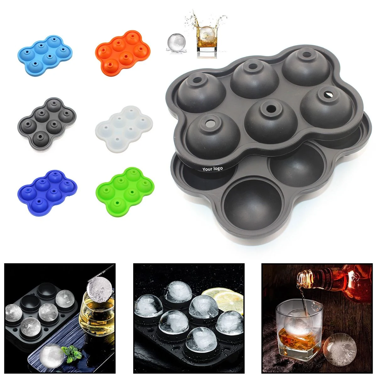 Round Ice Cube Mold 1