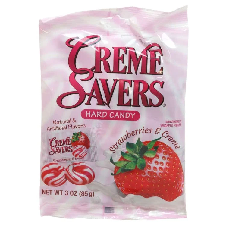 Creme Savers Strawberries and Crme - 3 oz 1