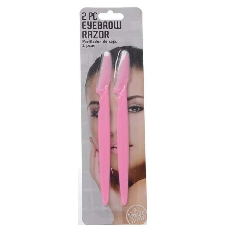 Eyebrow Razor - Pink 2 Pack 1
