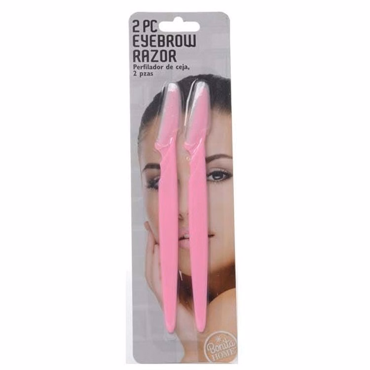 Eyebrow Razor - Pink 2 Pack