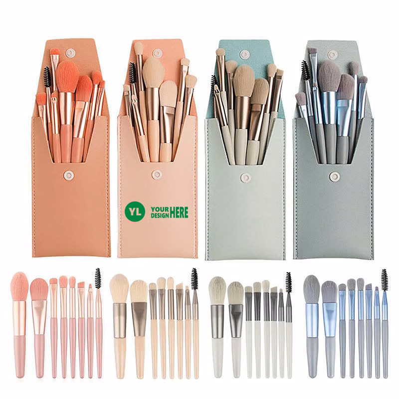 Eyeshadow Makeup Brushes Set With Pu Bag
