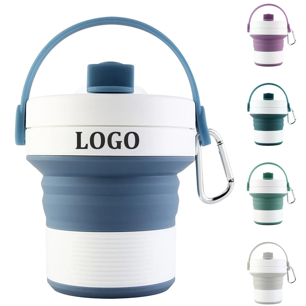 15 oz Collapsible Silicone Water Cup 1
