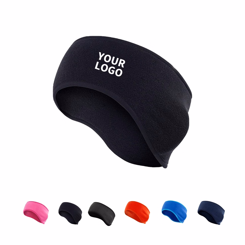 Fleece Ear Warmer Headband 9.3" x 5" With Fabric Edge