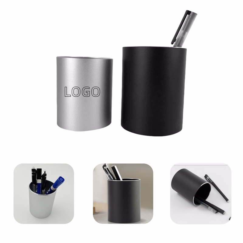 3.2" Aluminum Alloy Round Pen Holder