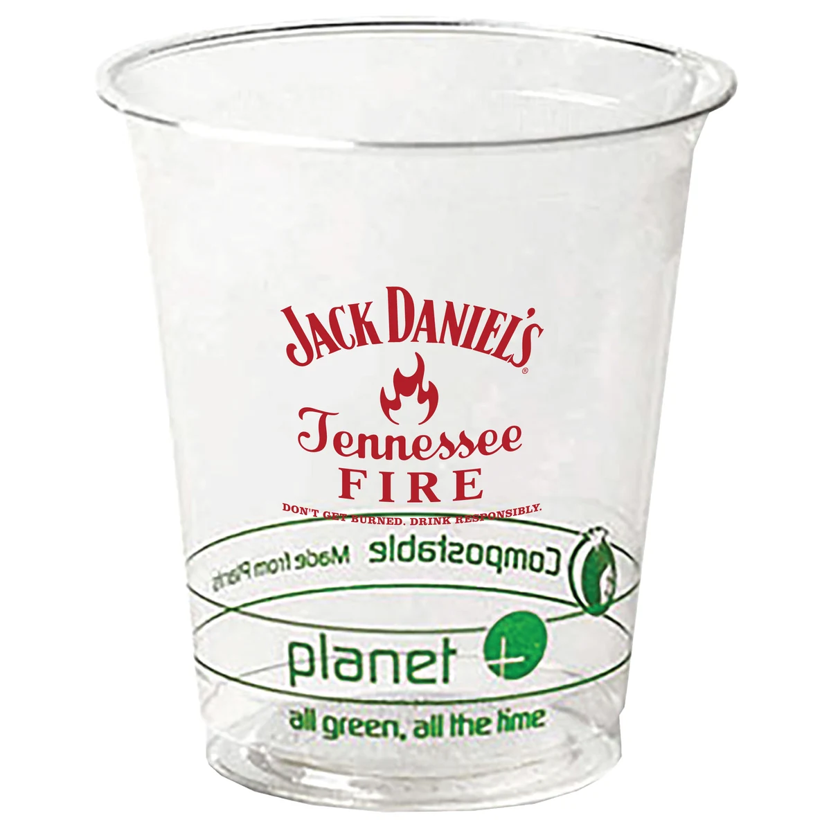 7oz Compostable PLA Cup - Eco Branded (World Centric) 1