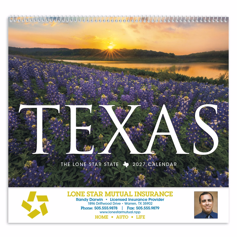 Triumph® Calendars Texas Calendar