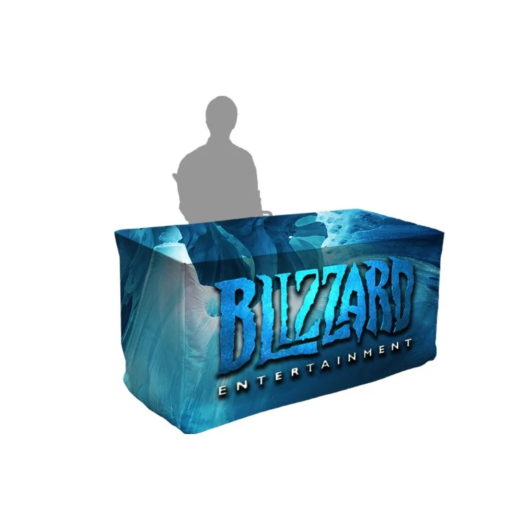 4ft Printed Fitted Tablecloth 1