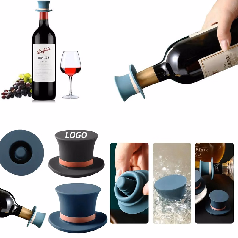 Silicone Magic Hat Wine Bottle Stopper
