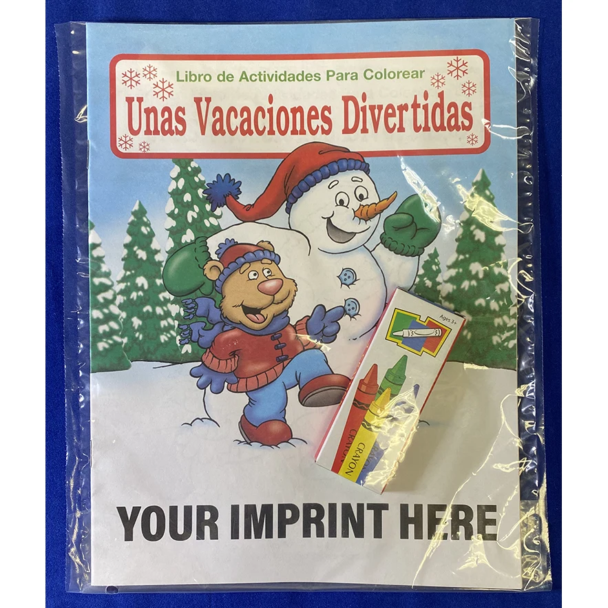 COLORING SET - Holiday Fun (Spanish) Coloring Book Fun Pack 1
