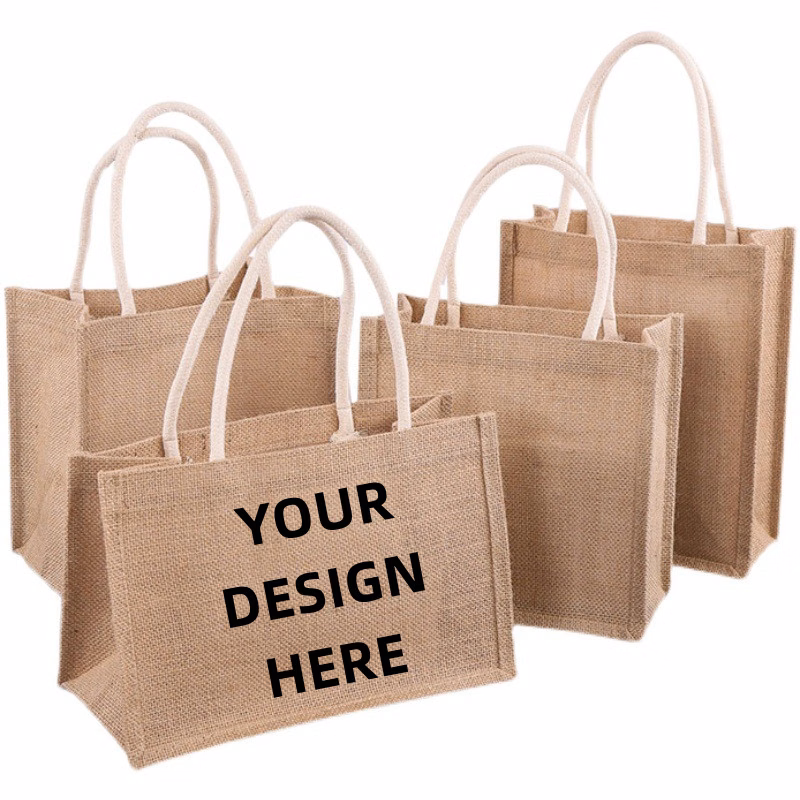 Natural Jute Tote Bag