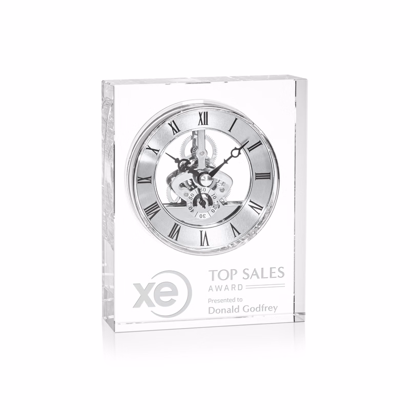 Ashland Clock - Silver Dial