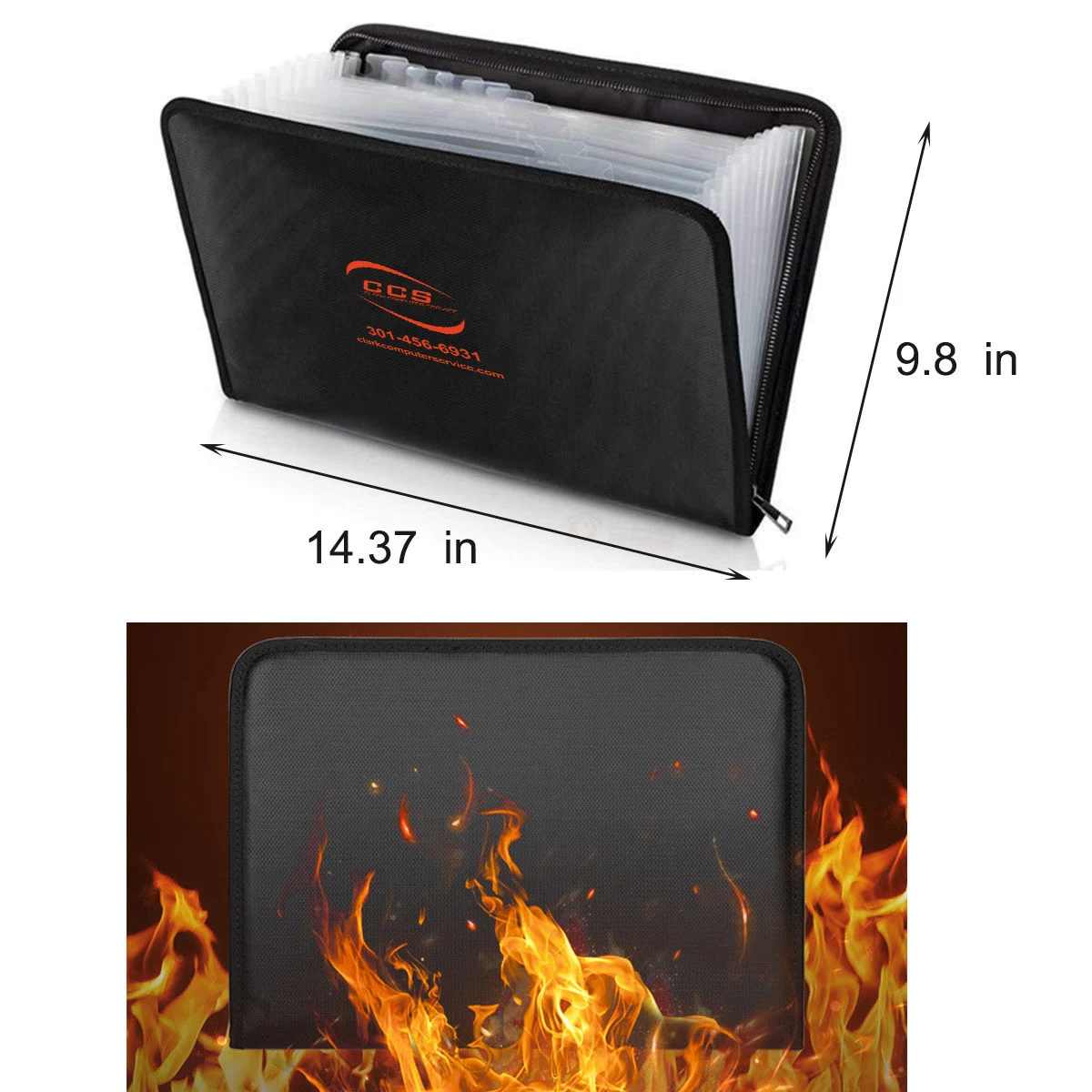 Portable Fireproof File Folder 1