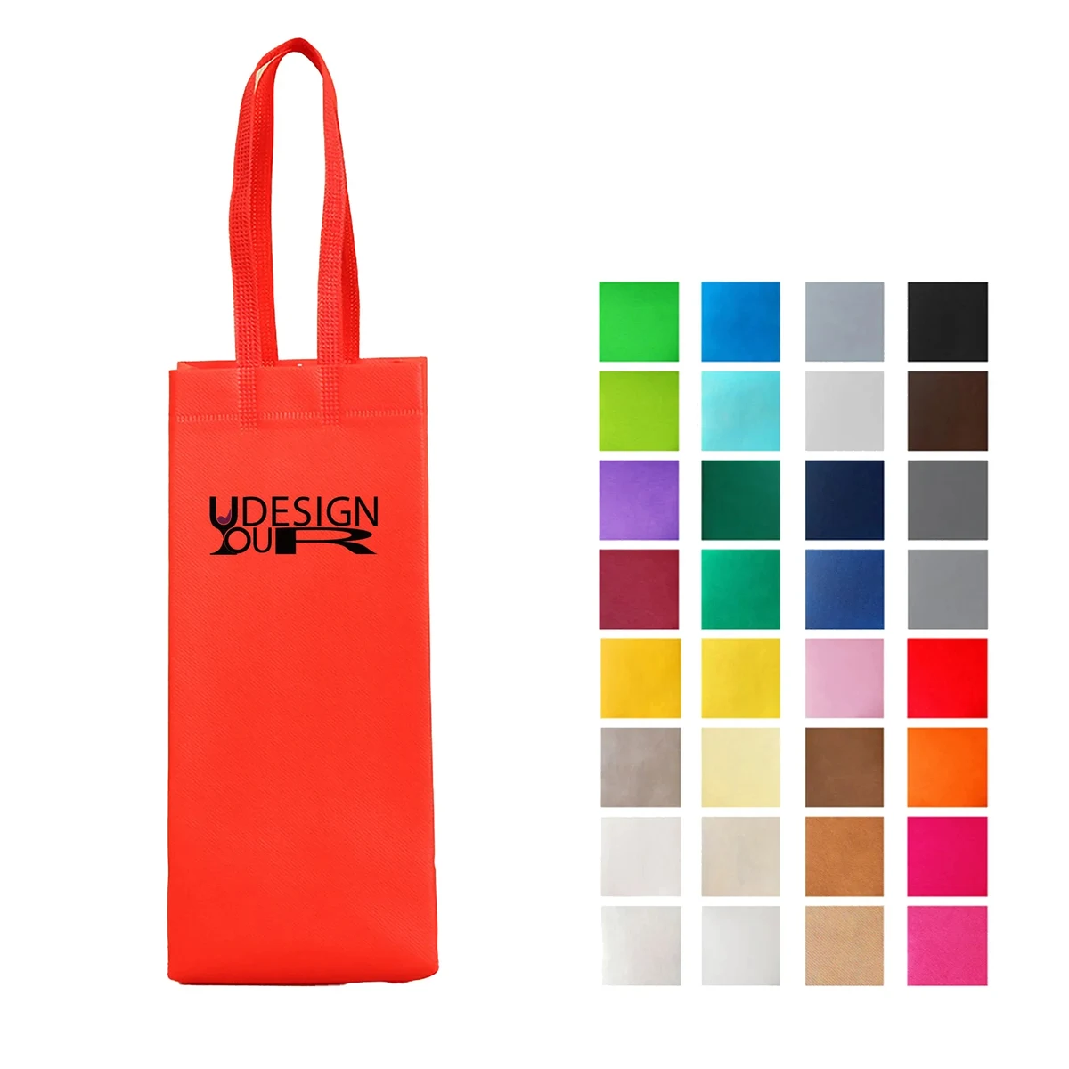 Reusable Non Woven Wine Bottle Gift Bag 1