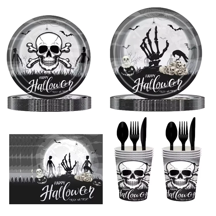 Halloween Tableware & Decorations Decoration Set-16 piece ea 1