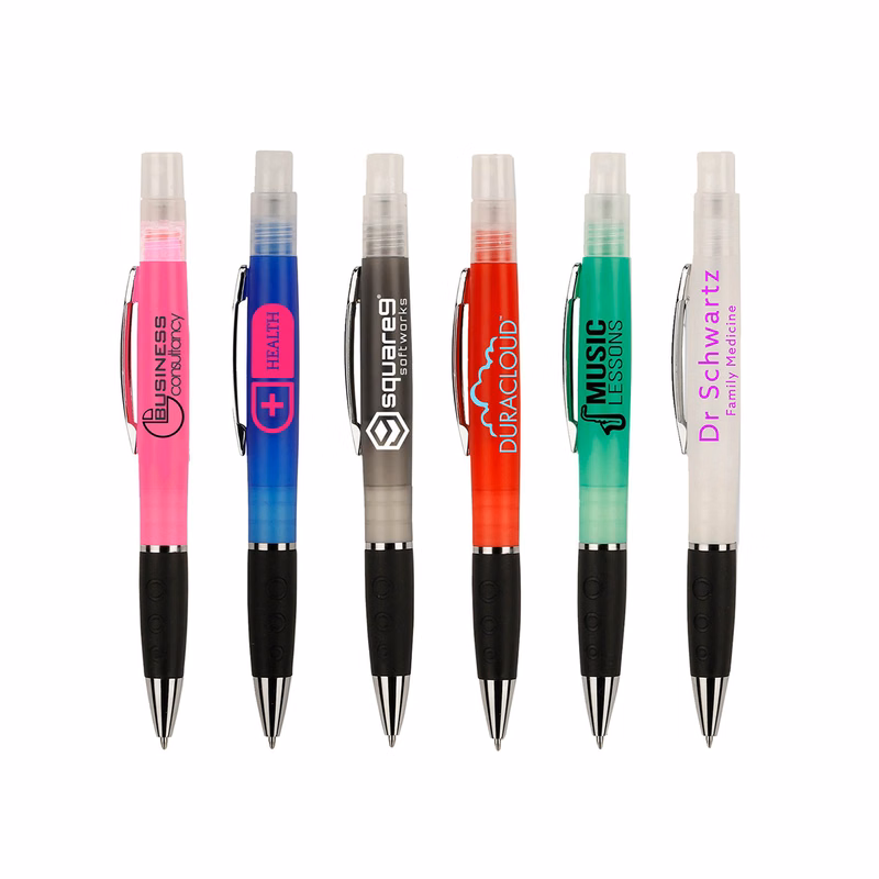 Frosted 2-in-1 Sanitizer & Pen Combo
