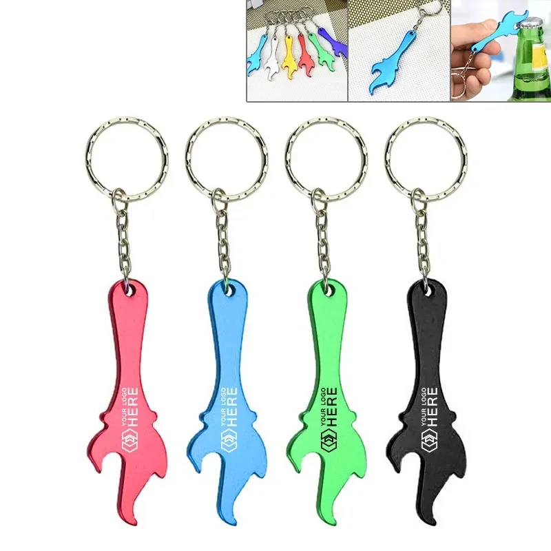 Torch Shape Bottle Opener Keychains 1