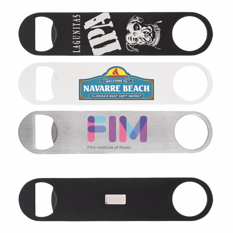 Paddle Style Bottle Opener w/ Magnet