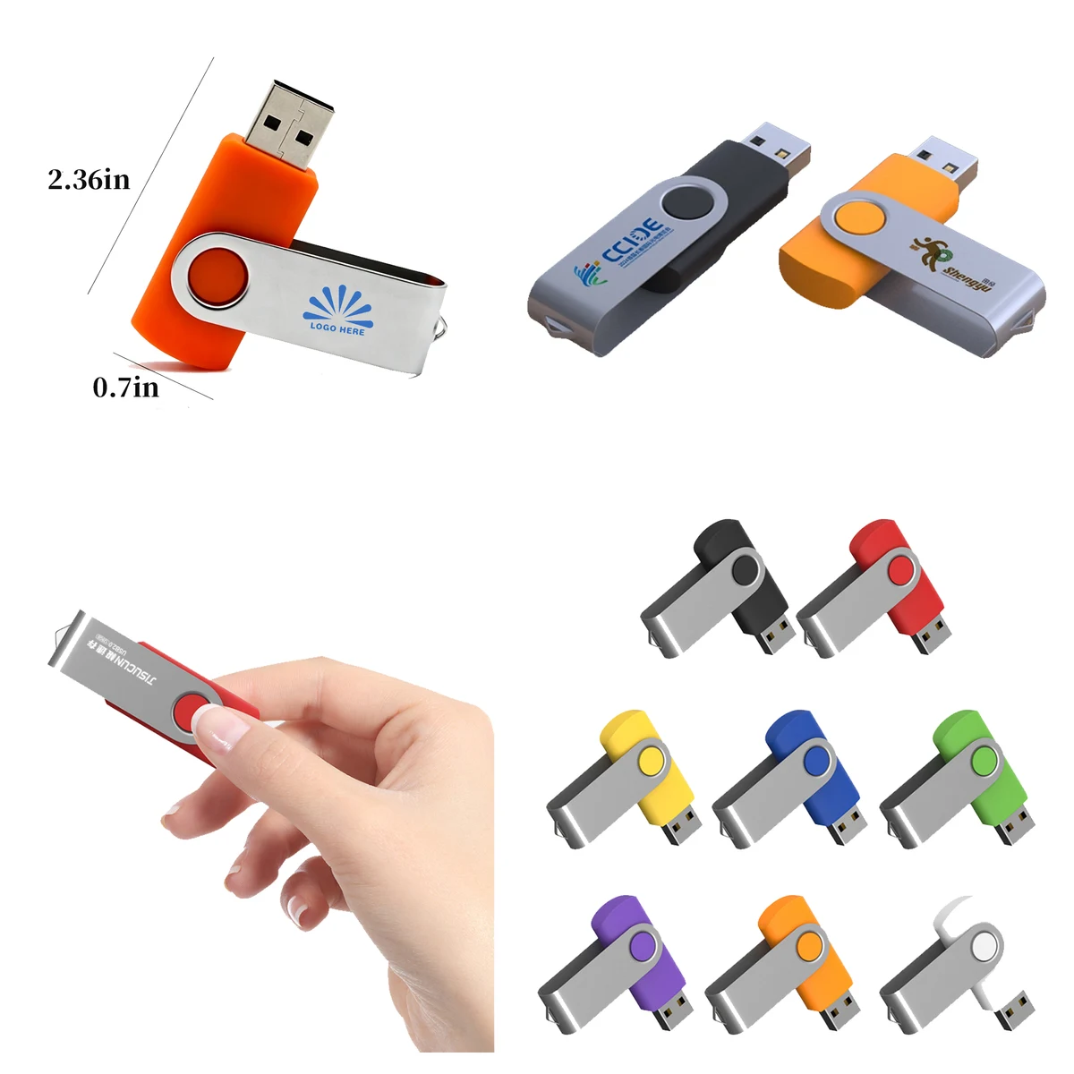 Creative Rotatable USB Drive Gift 1