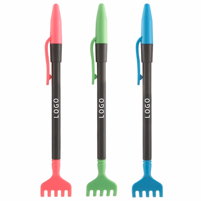 Back scratching pen