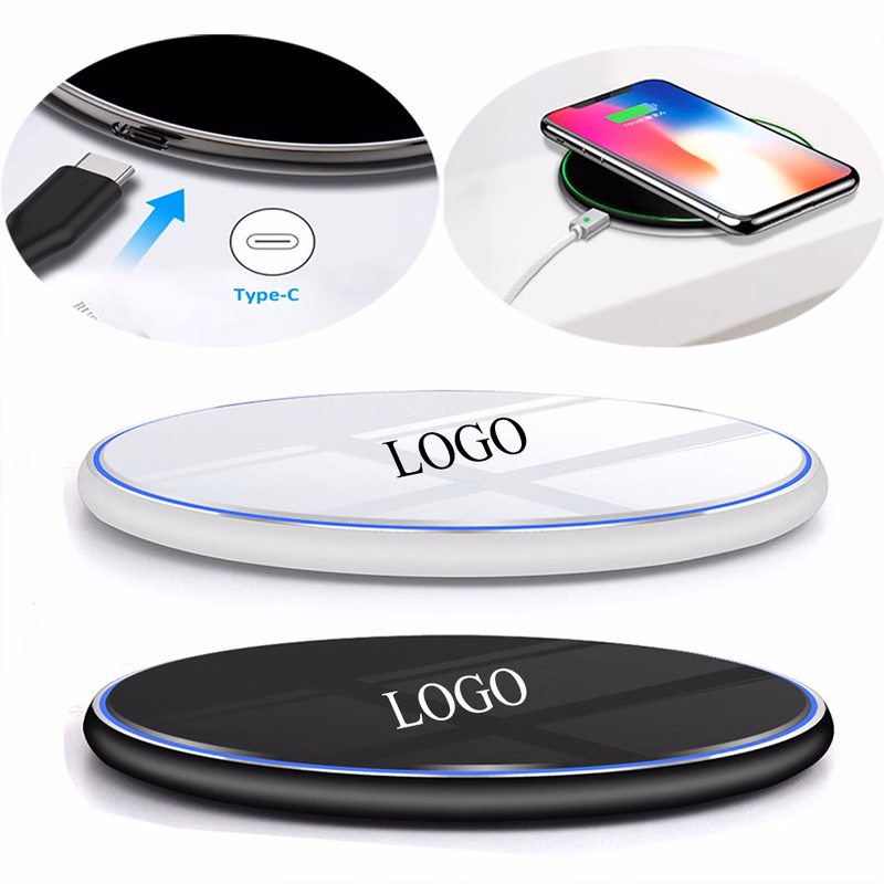 4" Dia Qi 10W Round Wireless Fast Charging Pad