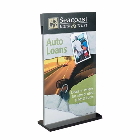 8.5"w x 11"h Acrylic Counter Frame with Header