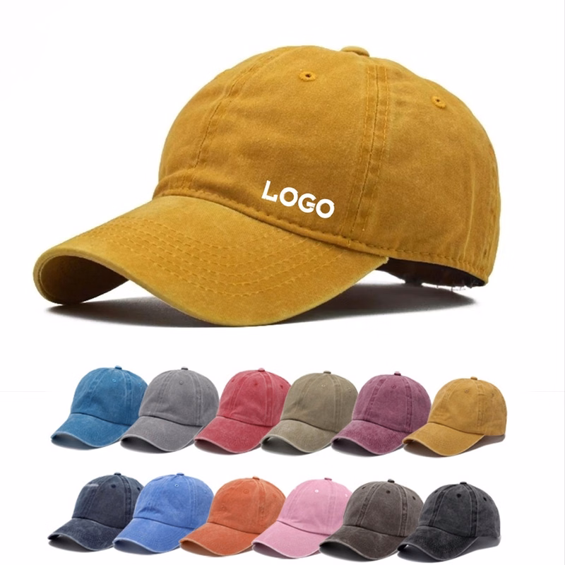 Unisex Distressed Sports Caps