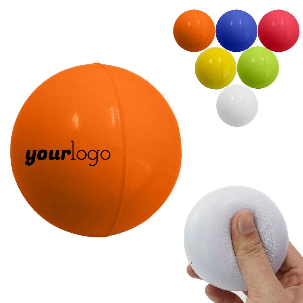 6.3cm PU Hand Exercise Stress Ball 1