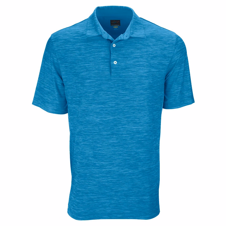 Greg Norman Play Dry Heather Solid Polo