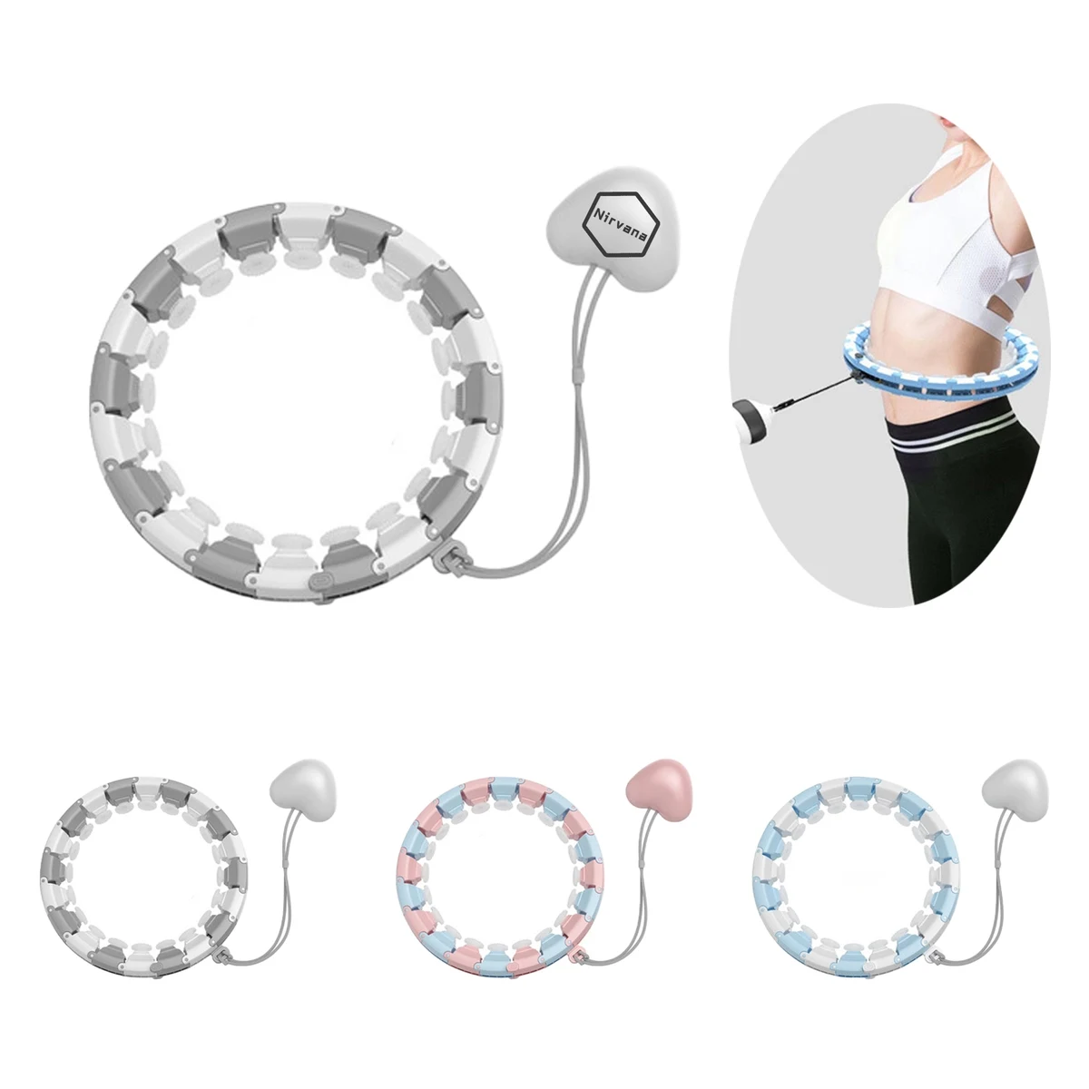 Removable Fitness Hula Hoop 1