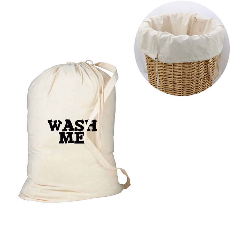 Fresh and Clean 7 oz Drawstring Cotton Laundry Bag
