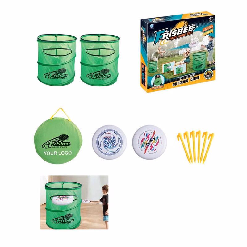 Portable Disc Game with Soft Fabric Pouch