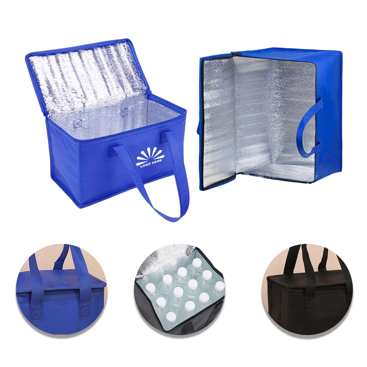 Non-Woven Insulated Cooler Bag for Picnic Grocery 1