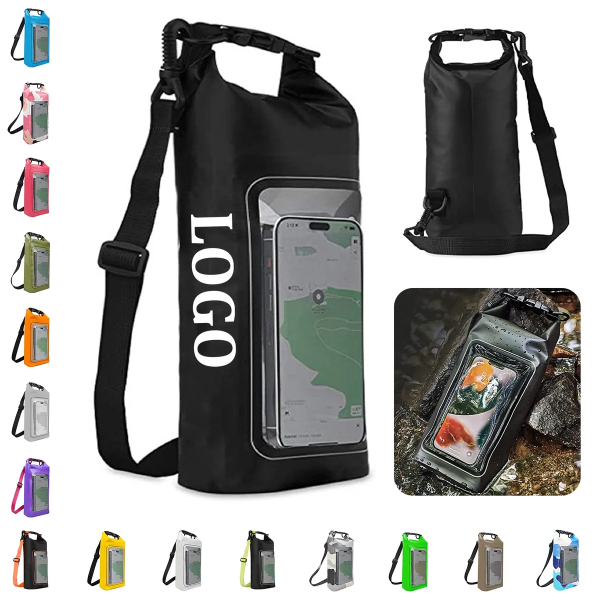 2L Roll Top Waterproof Backpack 1