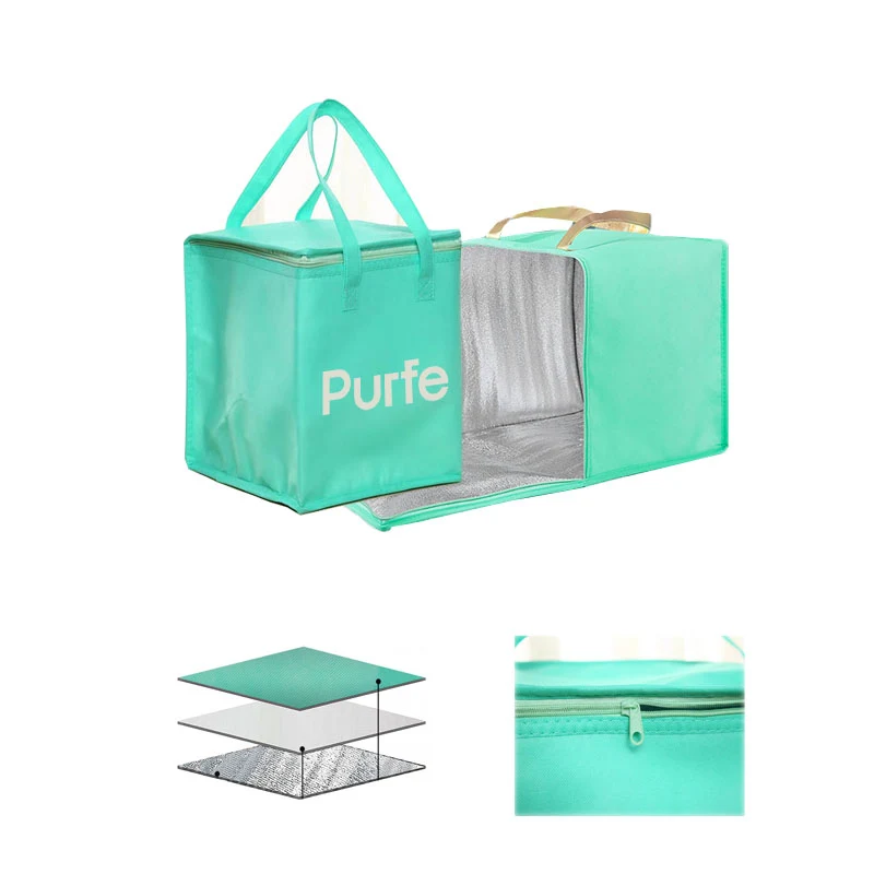 Large Non-Woven Insulated Cooler Tote 1