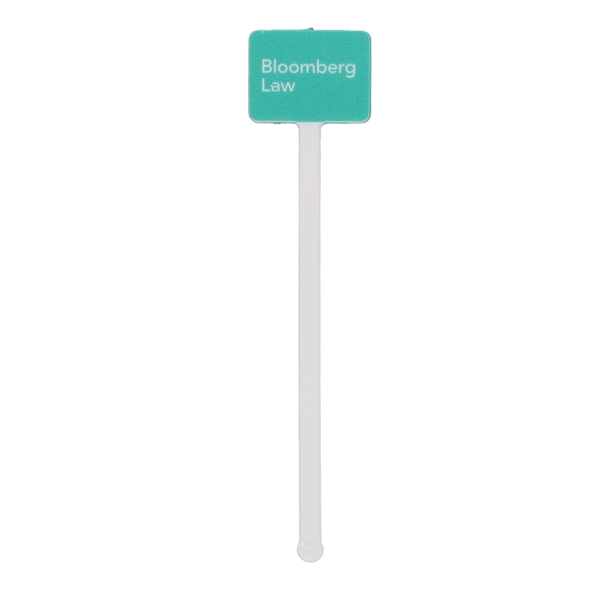 Plastic Drink Stirrer 5.750" Rectangle (Color) Digital Print 1