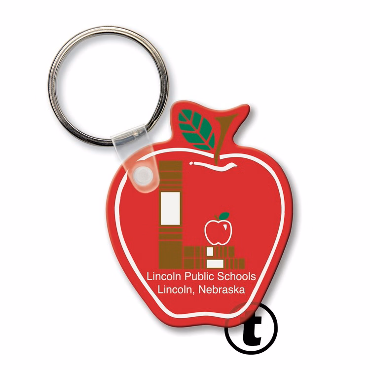 Apple Key Tag (Spot Color)