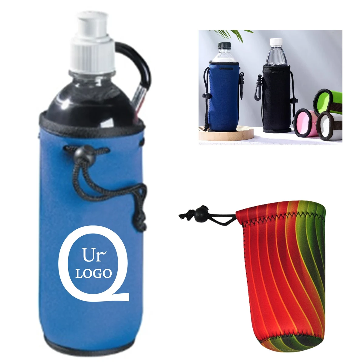 Collapsible Insulated Cup Sleeve, custom koozie with logo imprint 1