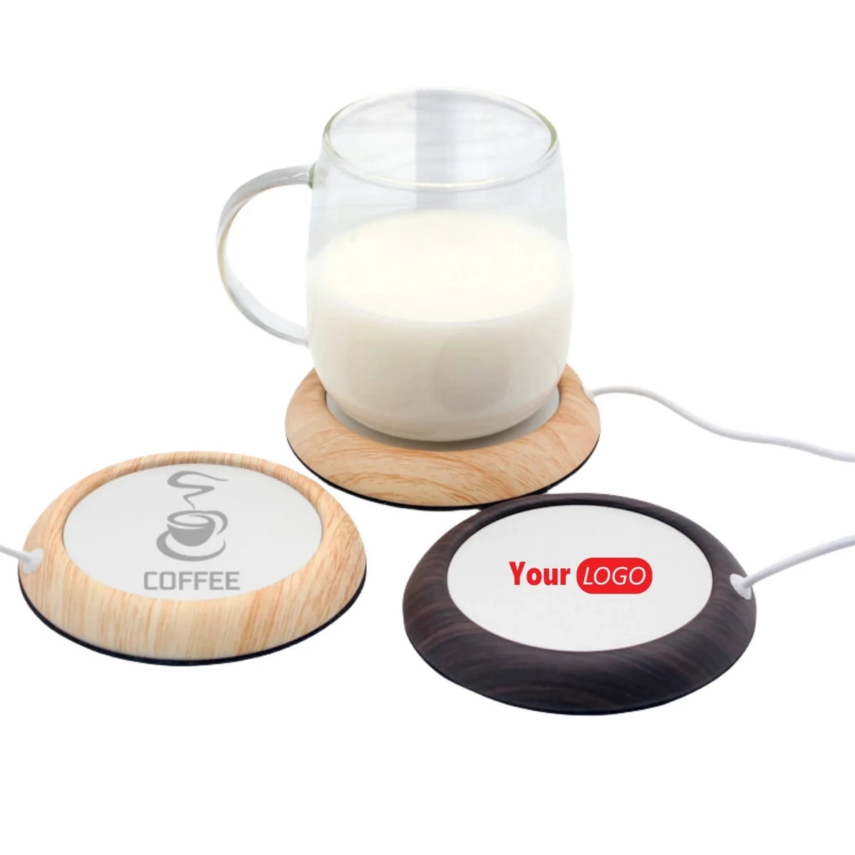 Custom Logo Smart USB Coffee Mug Cup Warmer For Office Desk 1
