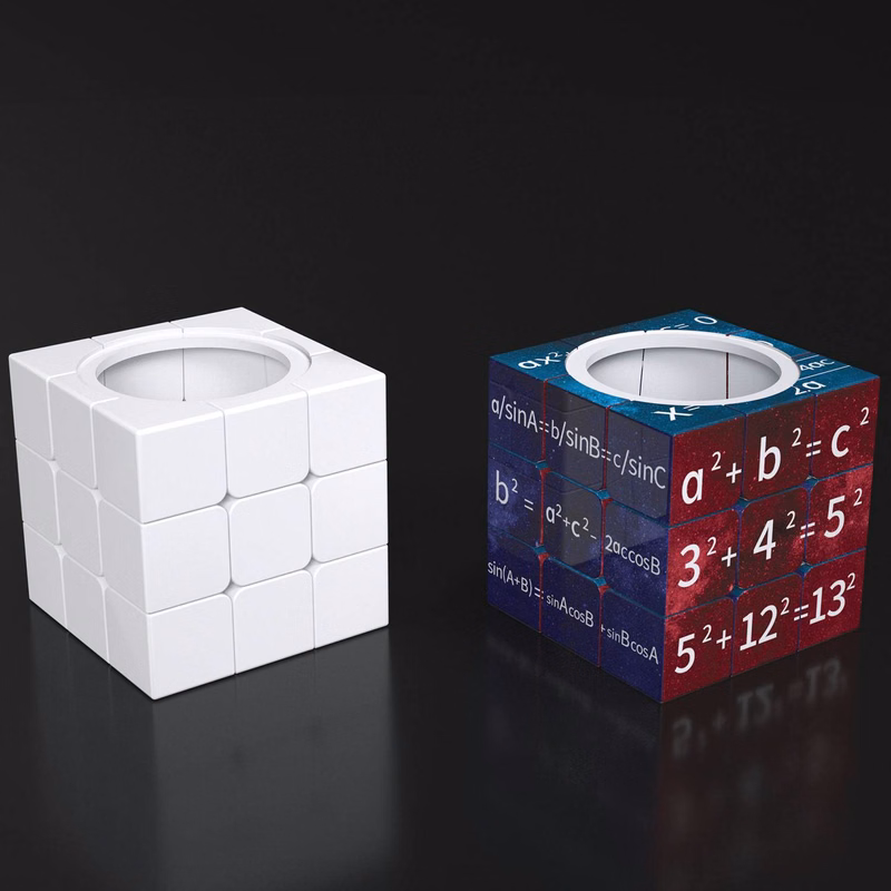 Custom Photo Square Pen Holder