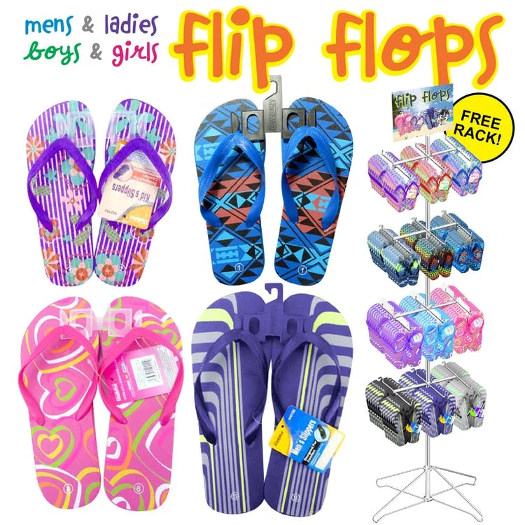 Adult & Children's Flip Flops - Assorted 1