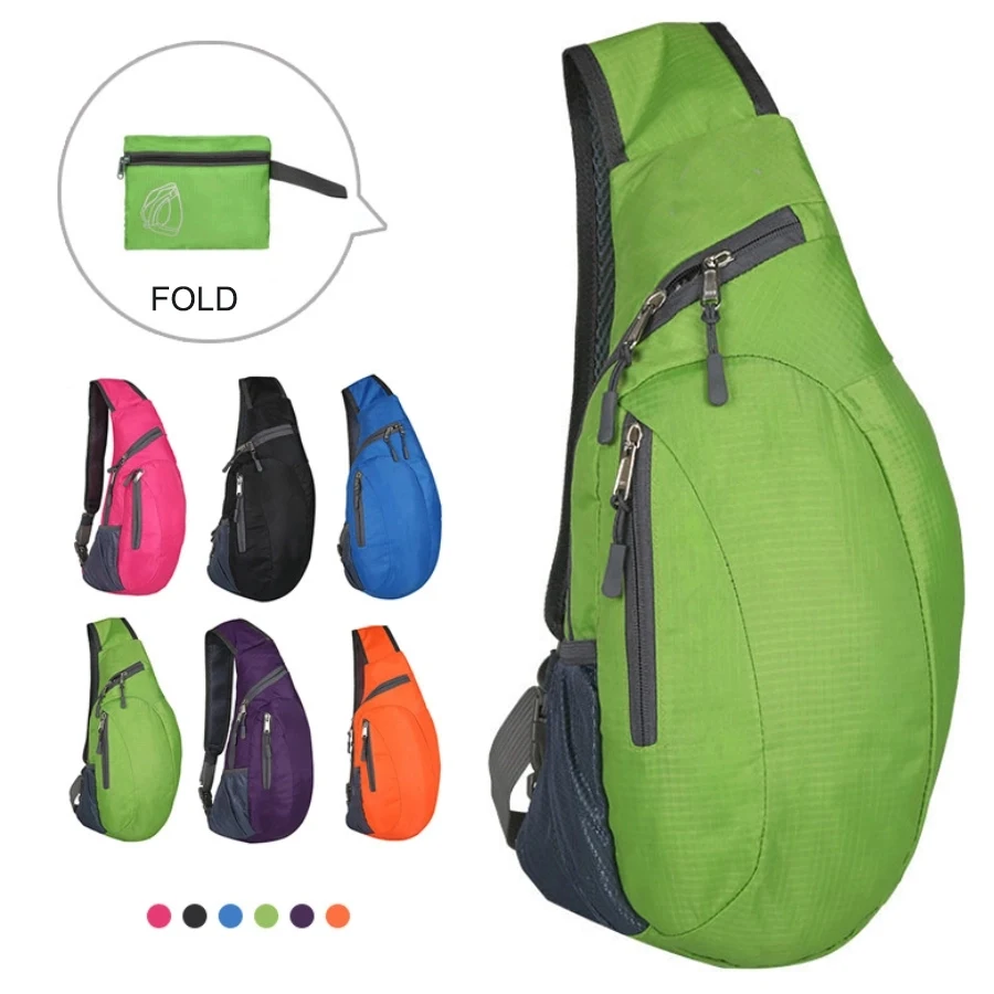 Foldable Sling Bags Shoulder Chest Backpack 1
