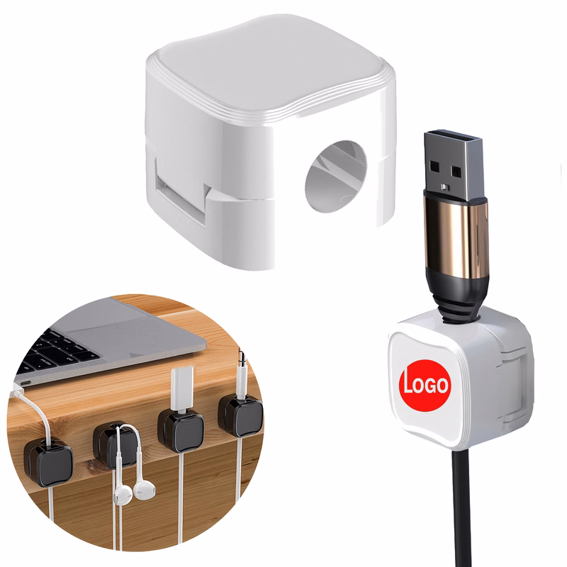 Custom Magnetic Cable Organizer for Desk and Office Use