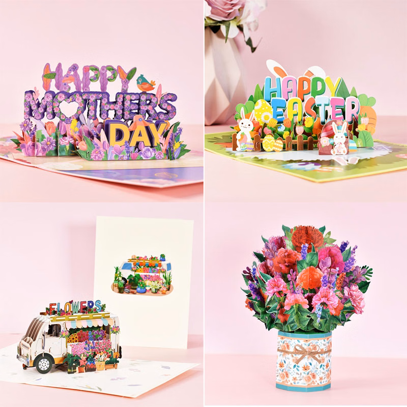 Assorted Pop Up Greeting Card