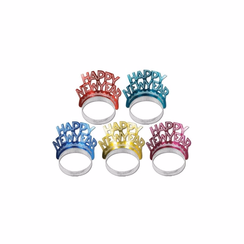 Happy New Year Tiaras - Assorted
