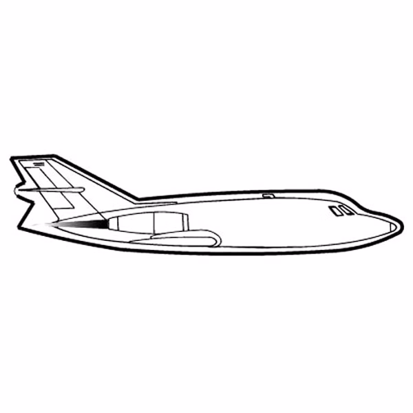 757 Jet Magnet - Full Color